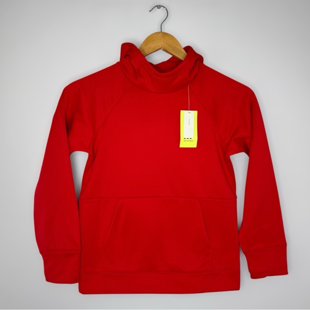 New All In Motion Tech Fleece Hoodie in Red Size (M) 8